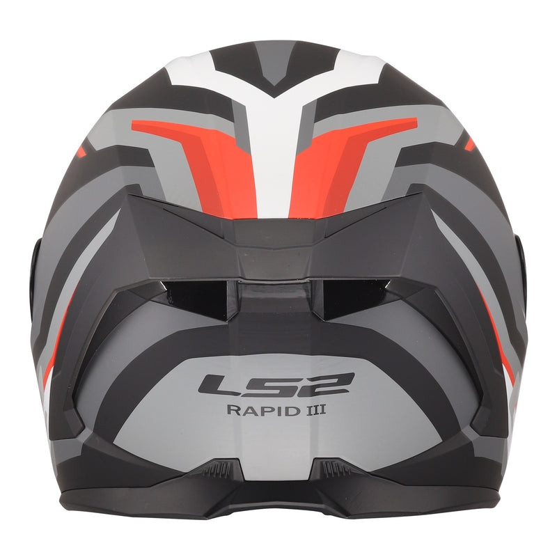 Load image into Gallery viewer, LS2 FF820 Rapid III Hyper Helmet - Black / Red
