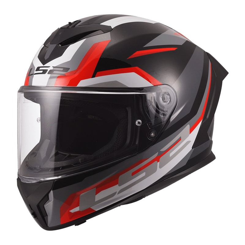Load image into Gallery viewer, LS2 FF820 Rapid III Hyper Helmet - Black / Red
