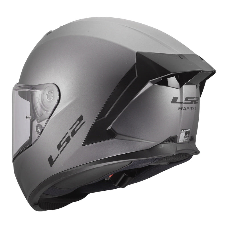 Load image into Gallery viewer, LS2 FF820 Rapid III Solid Helmet - Matte Titanium
