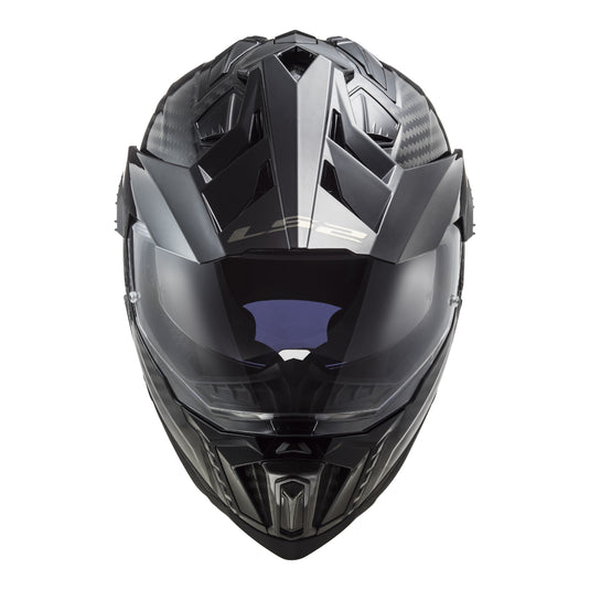 LS2 MX701 Explorer Carbon Solid - Gloss Carbon