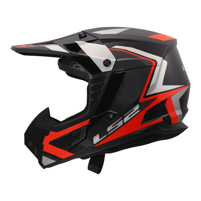 Load image into Gallery viewer, LS2 MX706 COZ Frontier II Helmet - Red / Black / Titanium 06

