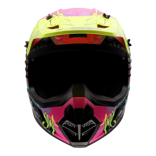 LS2 MX706J COZ Junior Gorilla Helmet - Gloss Purple