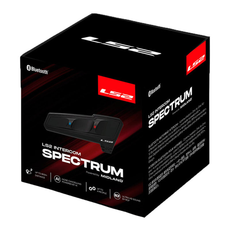 Load image into Gallery viewer, LS2 Spectrum Bluetooth Intercom by Midland (Single)
