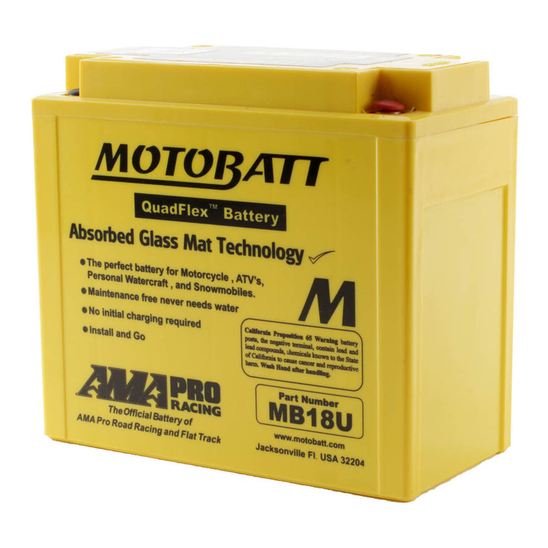 Load image into Gallery viewer, Motobatt Battery Quadflex AGM - MB18U
