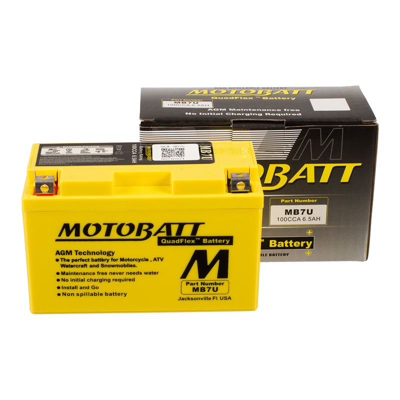 Load image into Gallery viewer, Motobatt Battery Quadflex AGM - MB7U
