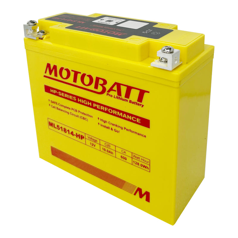 Load image into Gallery viewer, Motobatt Pro Lithium Battery ML51814-HP *4

