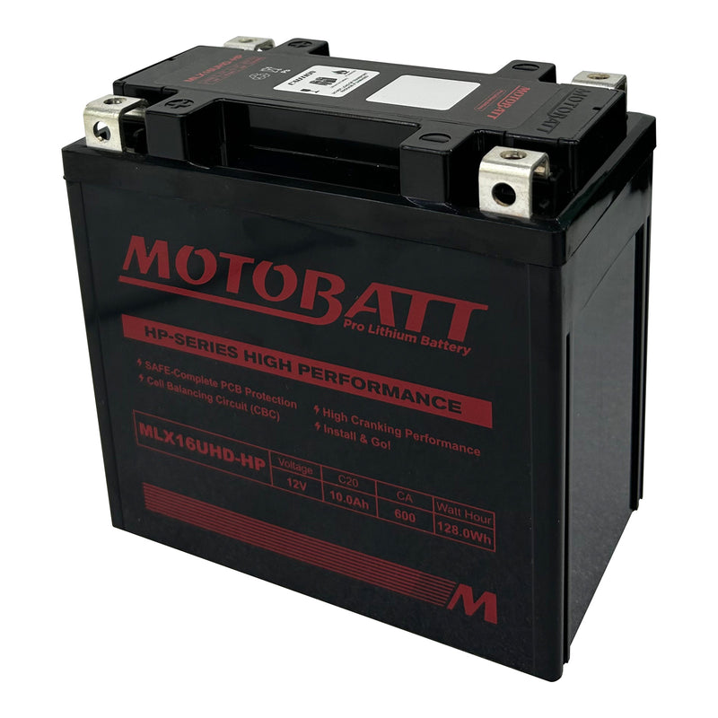 Load image into Gallery viewer, Motobatt Pro Lithium Battery MLX16UHD-HP *4
