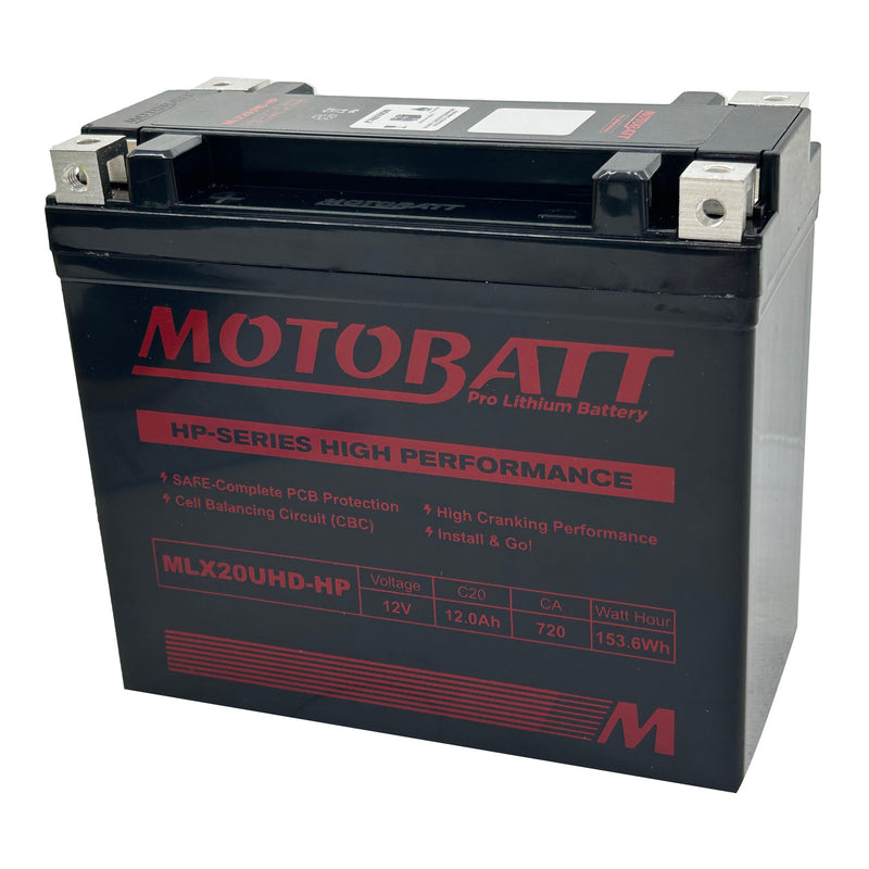 Load image into Gallery viewer, Motobatt Pro Lithium Battery MLX20UHD-HP *4
