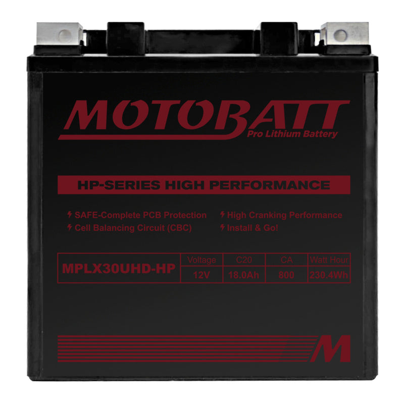 Load image into Gallery viewer, Motobatt Pro Lithium Battery MLX30UHD-HP *4
