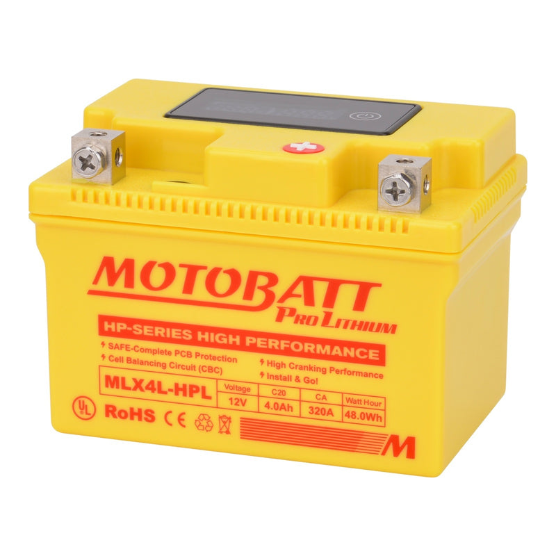 Load image into Gallery viewer, Motobatt Pro Lithium Battery MLX4L-HPL *10 KTM
