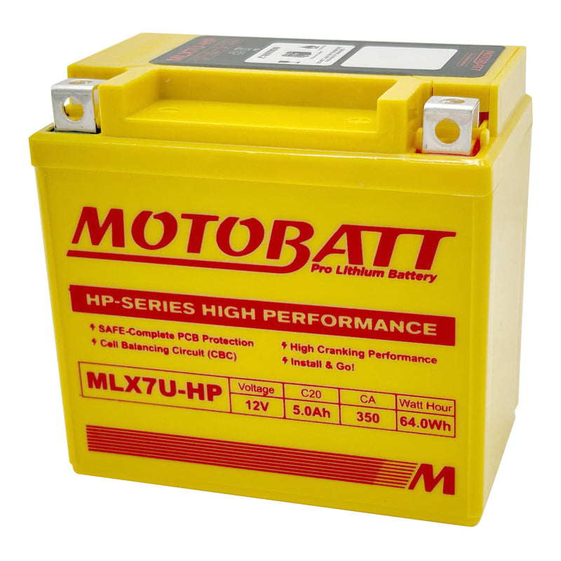 Load image into Gallery viewer, Motobatt Pro Lithium Battery MLX7U-HP *8
