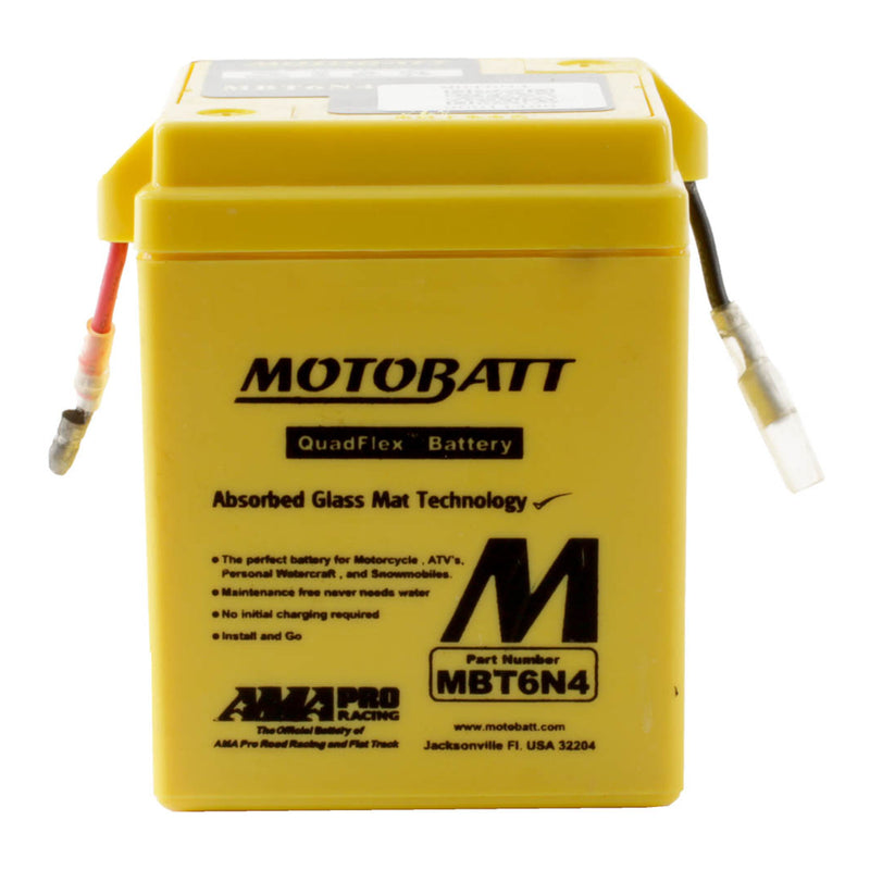 Load image into Gallery viewer, Motobatt Battery Quadflex AGM - MBT6N4
