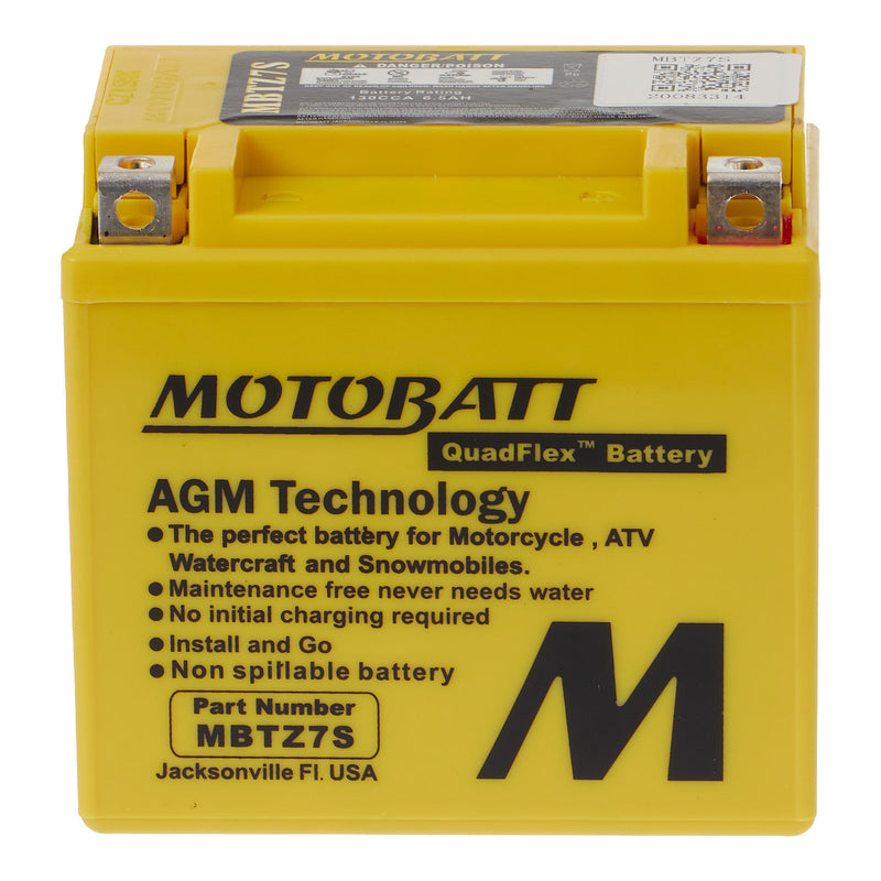 Load image into Gallery viewer, Motobatt Battery Quadflex AGM - MBTZ7S
