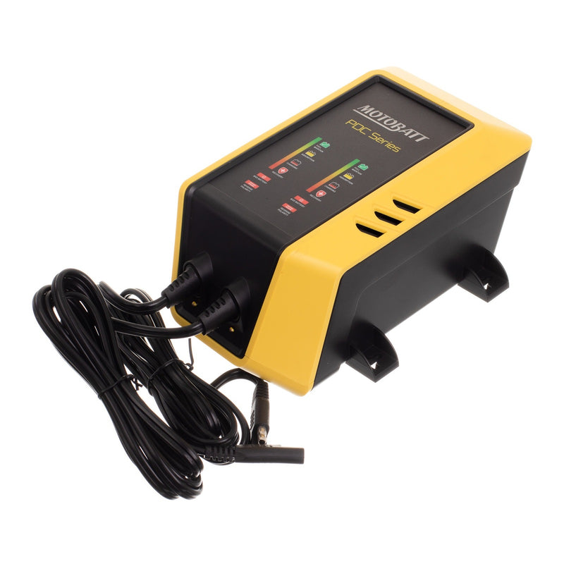 Load image into Gallery viewer, Motobatt Charger Dual Bank 12v 2.0A  suits Conventional, AGM &amp; GEL Batteries
