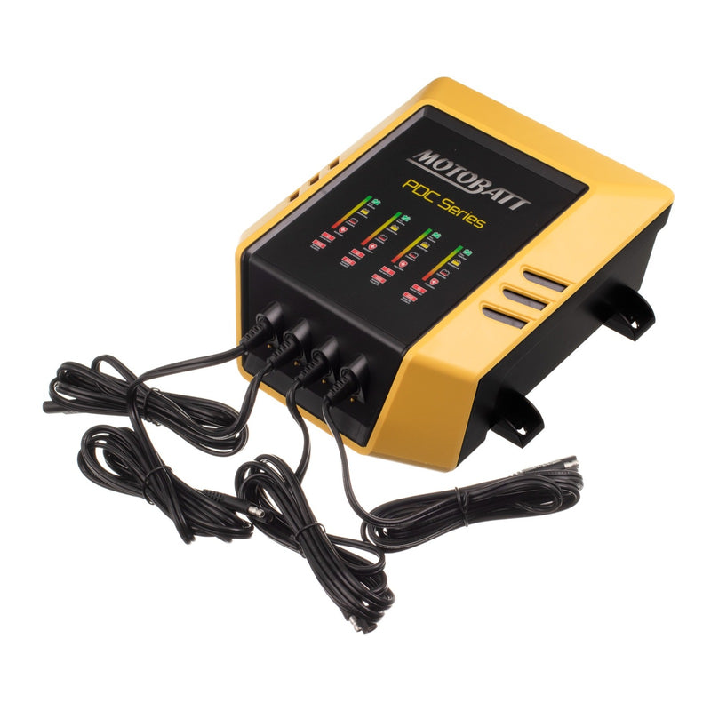 Load image into Gallery viewer, Motobatt Charger Quad Bank 12v 2.0A suits Conventional, AGM &amp; GEL Batteries
