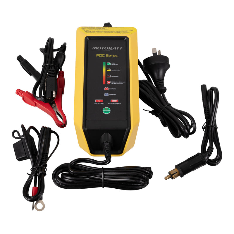 Load image into Gallery viewer, Motobatt Charger Fat Boy 12v 2.0A suits Conventional, AGM, GEL &amp; Lithium
