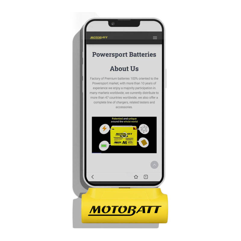 Load image into Gallery viewer, Motobatt Lithium Mini Portable Power Bank 3000mAh

