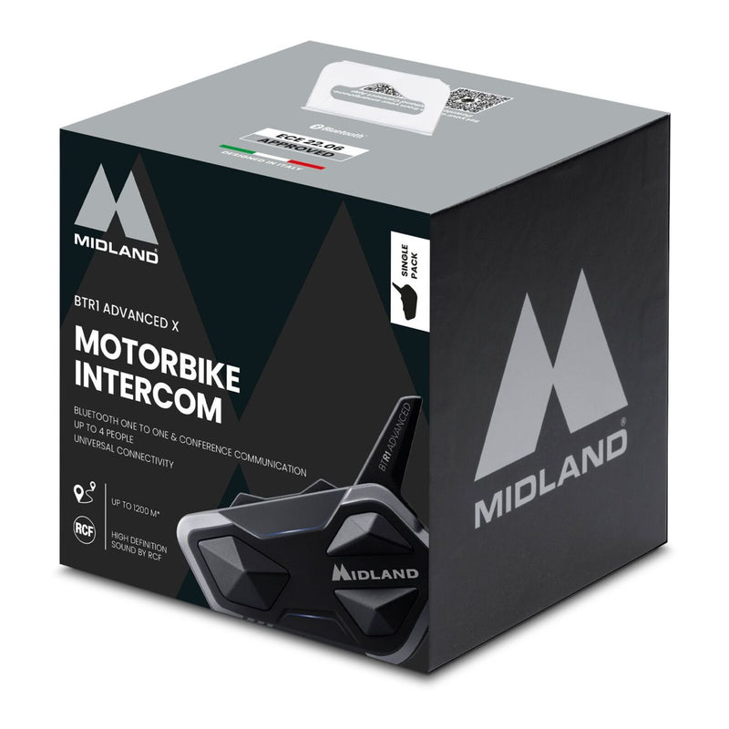 Load image into Gallery viewer, Midland BTR1 Advanced X Intercom - Single
