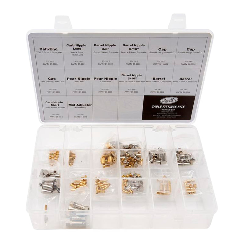 Load image into Gallery viewer, Motion Pro Cable Fittings Kit, Includes Nipples/Caps, etc.
