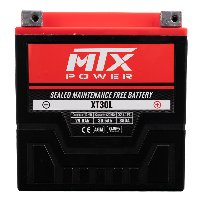 Load image into Gallery viewer, MTX POWER XT30L 12V AGM BATTERY *2
