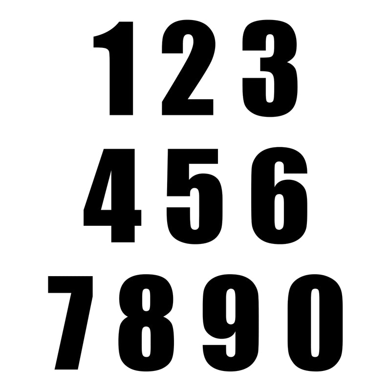 Load image into Gallery viewer, Whites Race Number - Black #1 (10 Pack)
