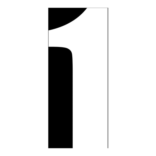 Whites Race Number - White
