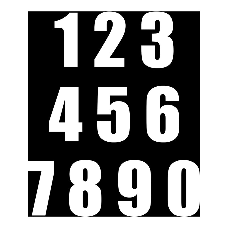 Load image into Gallery viewer, Whites Race Number - White #8 (10 Pack)
