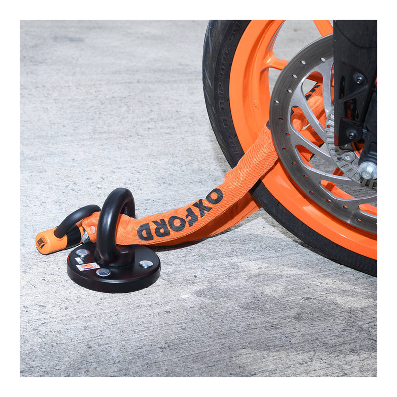 Load image into Gallery viewer, Oxford Heavy Duty Chain Lock 1.5 m - Orange
