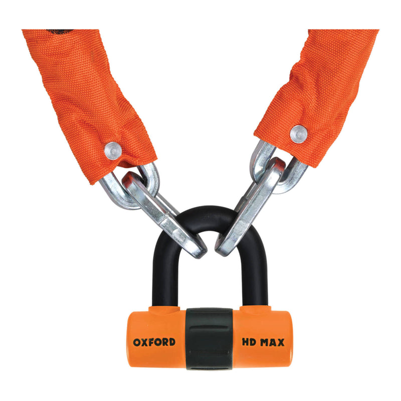 Load image into Gallery viewer, Oxford Heavy Duty Chain Lock 1.5 m - Orange

