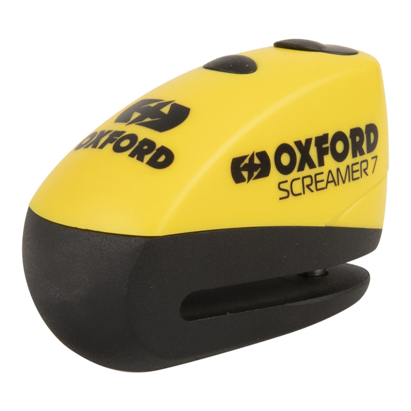 Load image into Gallery viewer, Oxford Screamer 100dB Alarm Disc Lock - Chrome / Black
