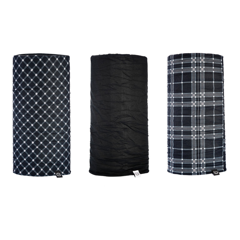 Load image into Gallery viewer, Oxford Comfy - Black &amp; White Tartan (3 Pack)
