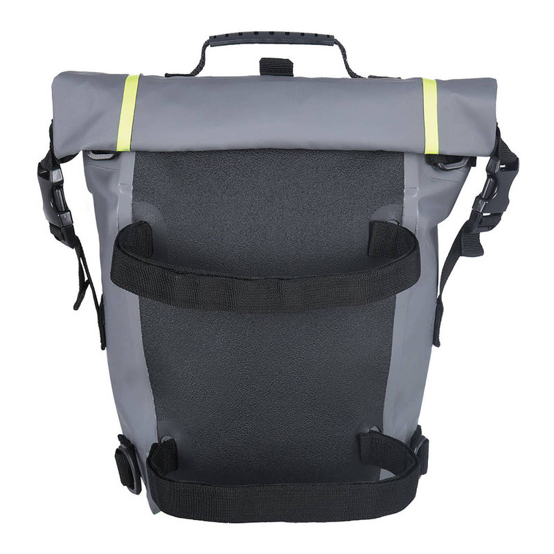Load image into Gallery viewer, Oxford Tail Bag Aqua T8 - Black / Grey / Fluro Yellow
