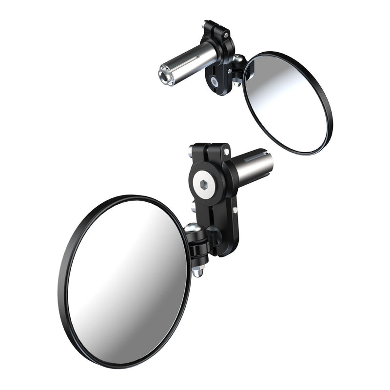 Load image into Gallery viewer, Oxford Fold Away Mirror - Black - PAIR
