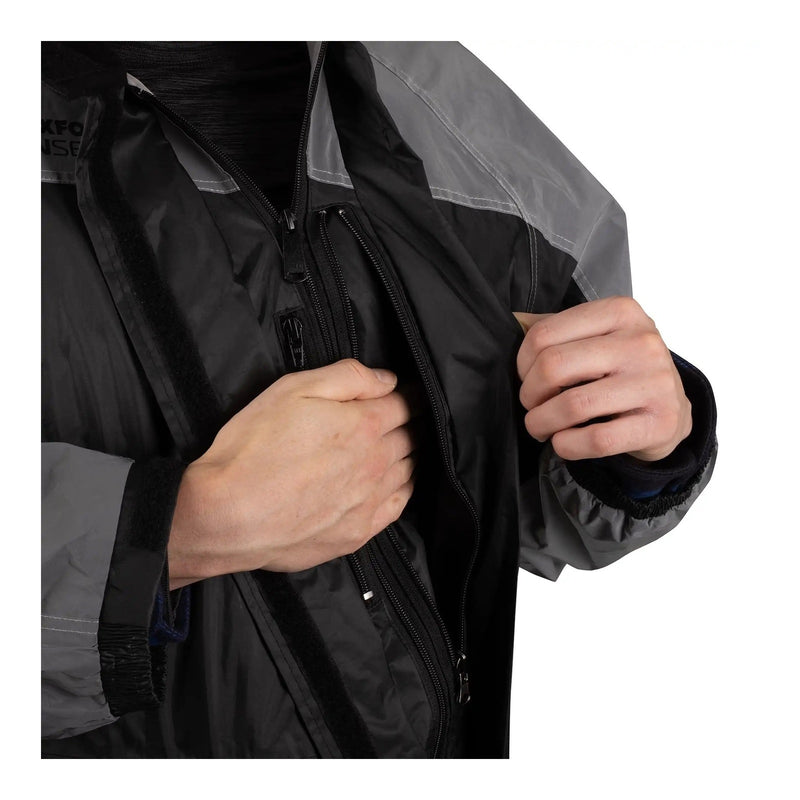 Load image into Gallery viewer, Oxford Rainseal 1-Piece Rain Suit - Bright / Black
