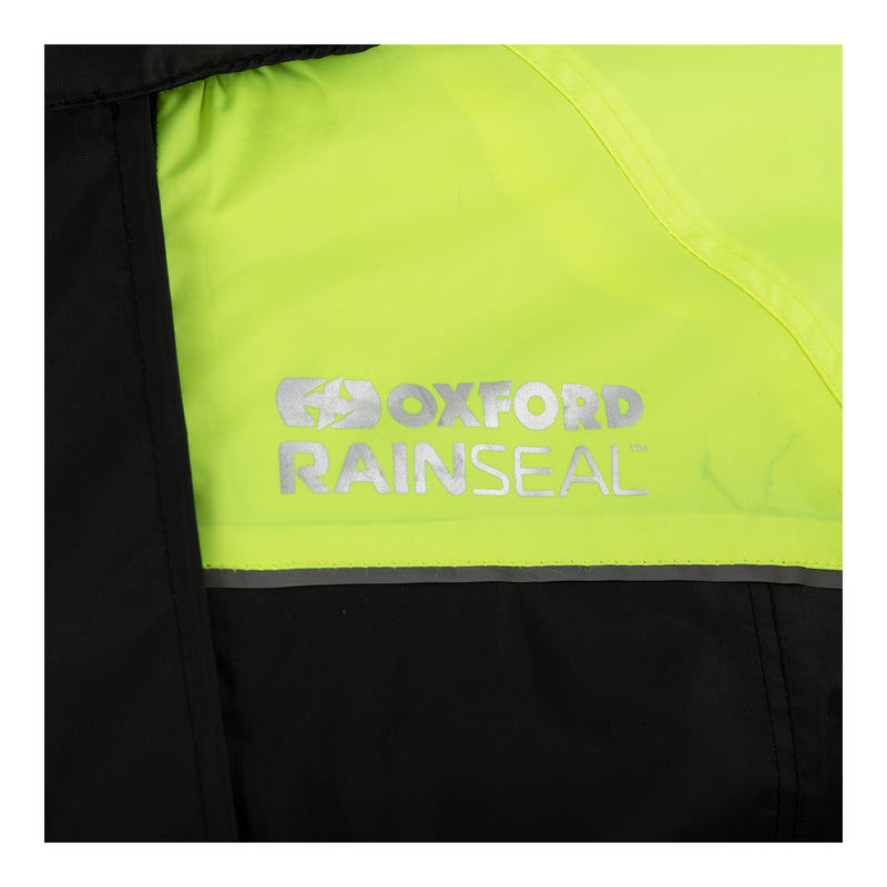 Load image into Gallery viewer, Oxford Rainseal Over Jacket - Black / Fluro
