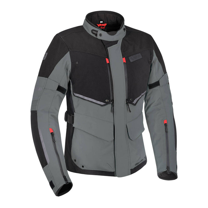 Load image into Gallery viewer, Oxford Mondial Laminate Jacket - Black / Grey
