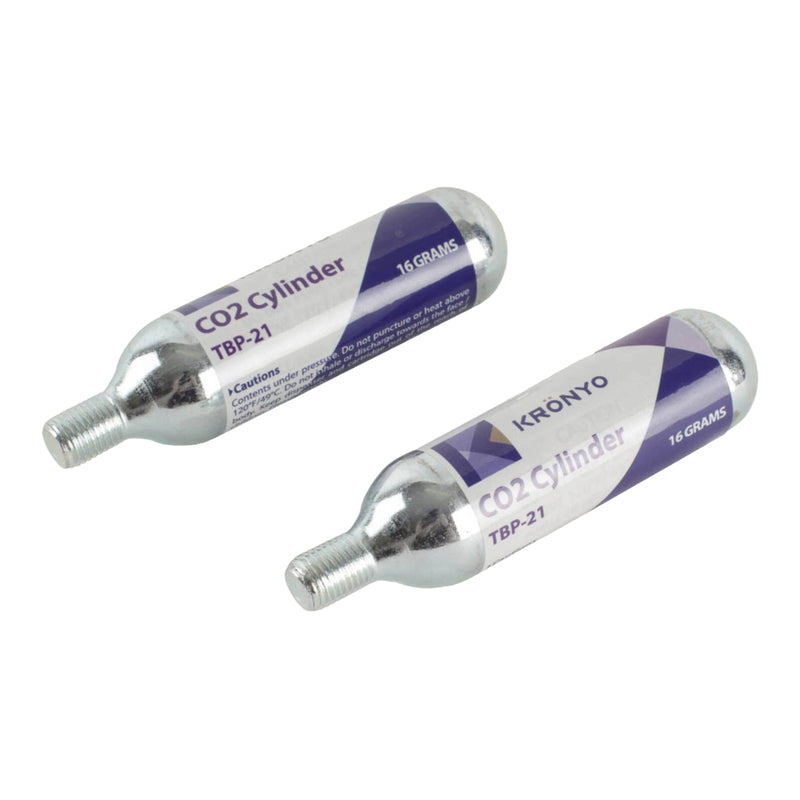 Load image into Gallery viewer, Kronyo CO2 Cylinders - 16g (2 Pack)
