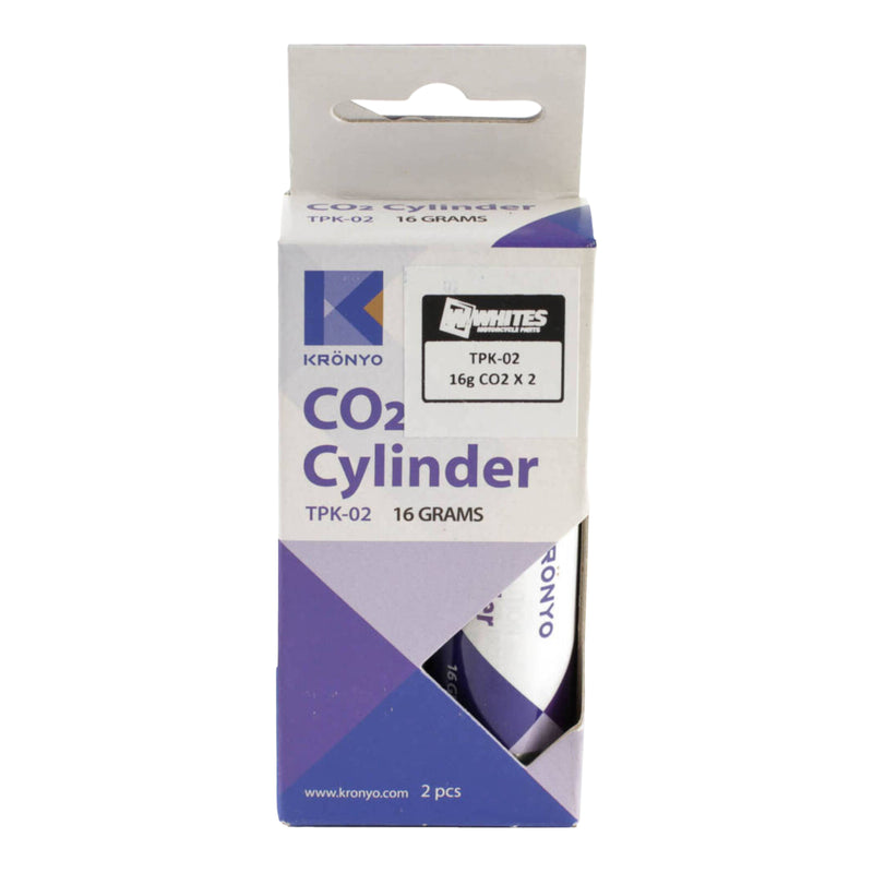 Load image into Gallery viewer, Kronyo CO2 Cylinders - 16g (2 Pack)

