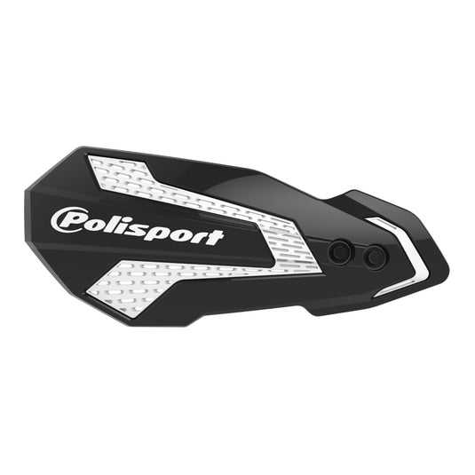 Polisport MX Flow Handguard Black / White Suzuki Kawasaki Yamaha