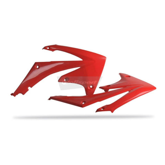 Polisport Radiator Scoops Honda CRF250R ('10-'13) / CRF450R ('09-'12) - Red
