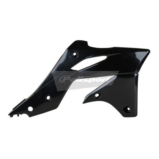 Polisport Radiator Scoops Kawasaki KX250F '13-'16 Black
