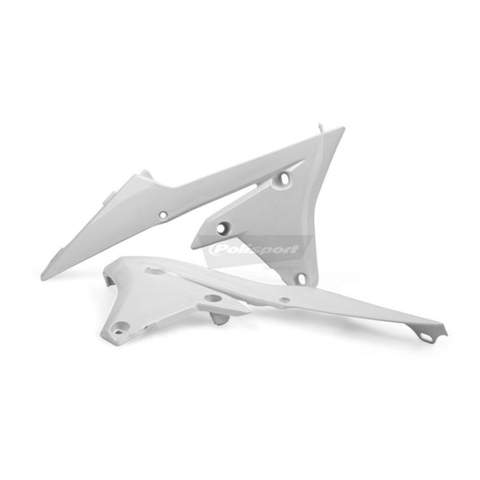 Polisport Radiator Scoops Yamaha YZ250F/450F '14-'18 White