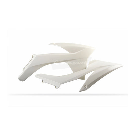 Polisport Radiator Scoops KTM SX/SXF '16 /EXC/EXC-F '17 - White