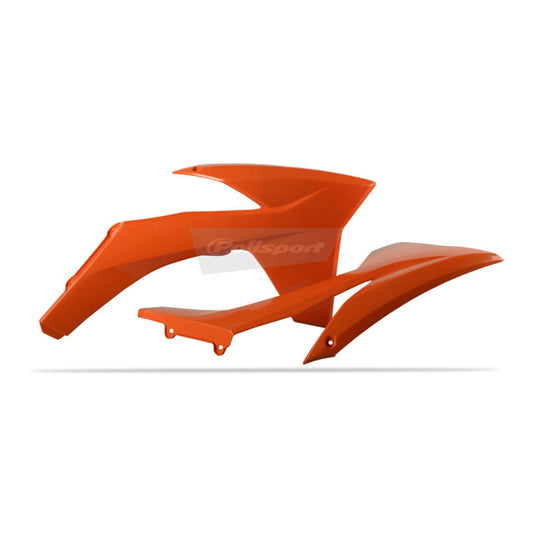 Polisport Radiator Scoops KTM SX/SXF '11-'13 Orange