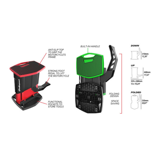 Polisport Bike Lift Stand - Black