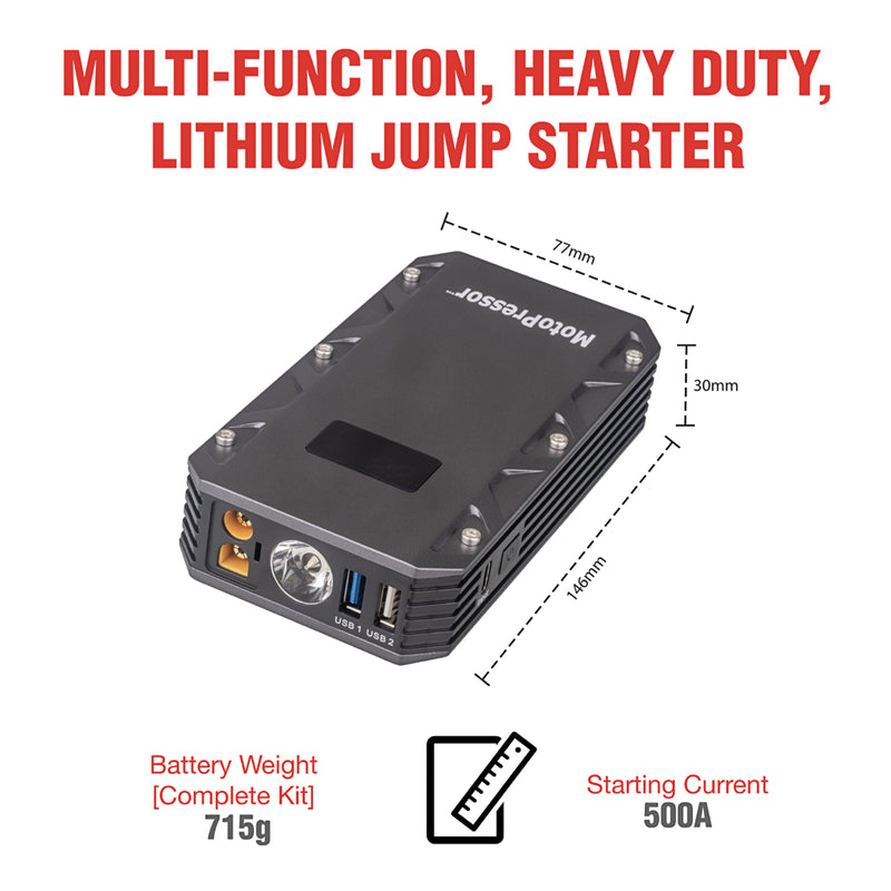 Load image into Gallery viewer, Rocky Creek Motor Pressor Jump Starter 500amp (UN3481)
