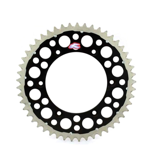 Renthal Sprocket Twinring Black 51T Bi-Metal Grooved Packaged