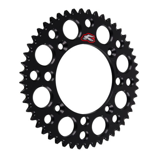 Renthal Rear Sprocket Black 49T Alloy 7075-T6 Grooved