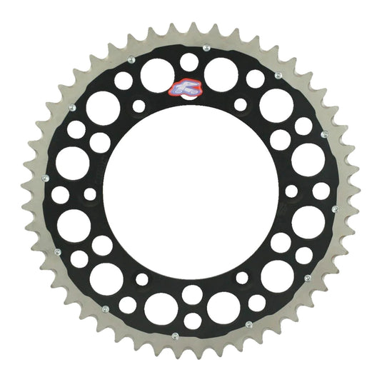 Renthal Sprocket Twinring Black 48T Bi-Metal Grooved Packaged