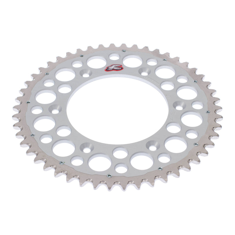 Load image into Gallery viewer, Renthal Sprocket Twinring Silver 50T Bi-metal Grooved
